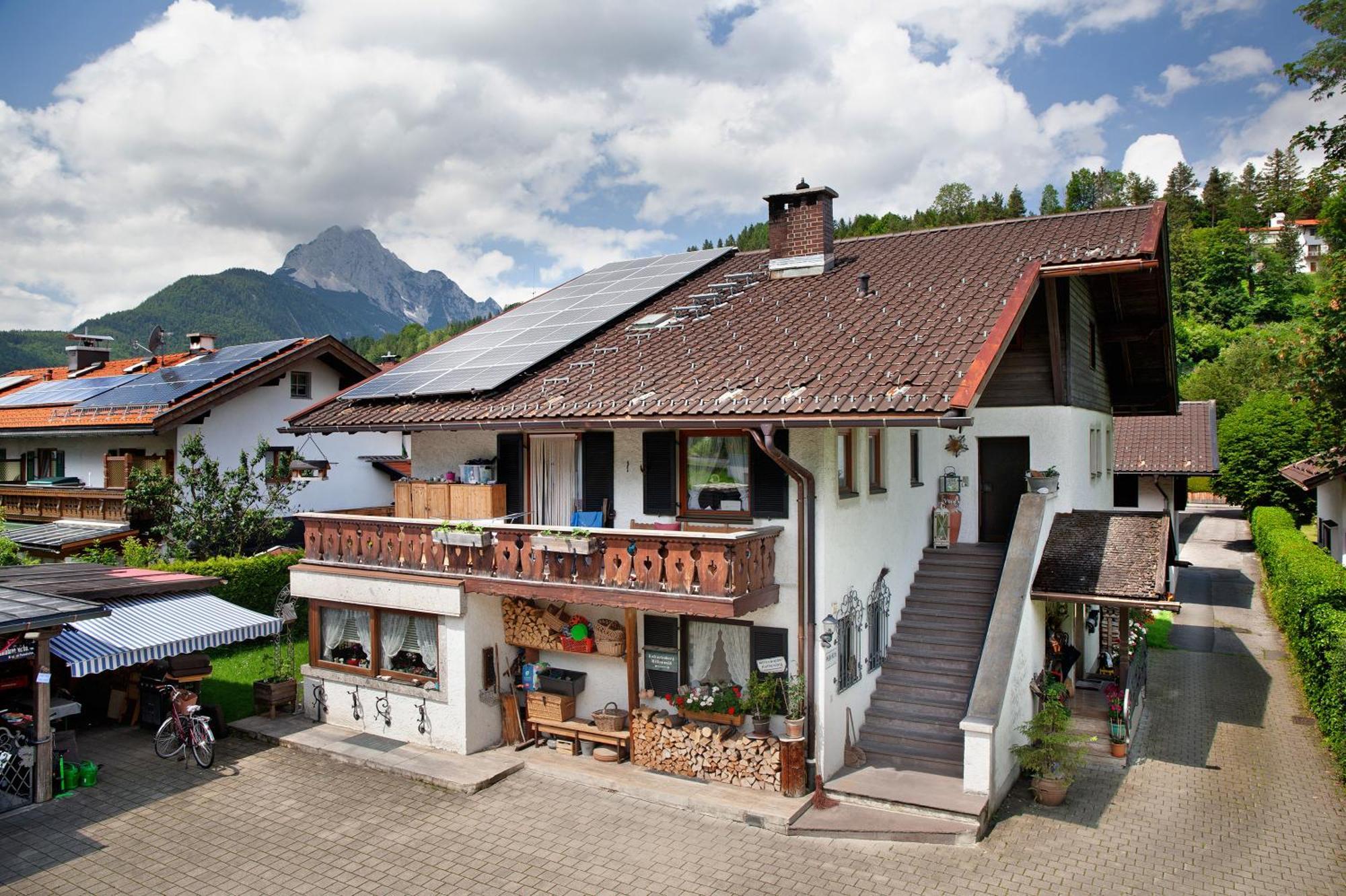 Ferienwohnung Brunnsteinnest Mittenwald Dış mekan fotoğraf