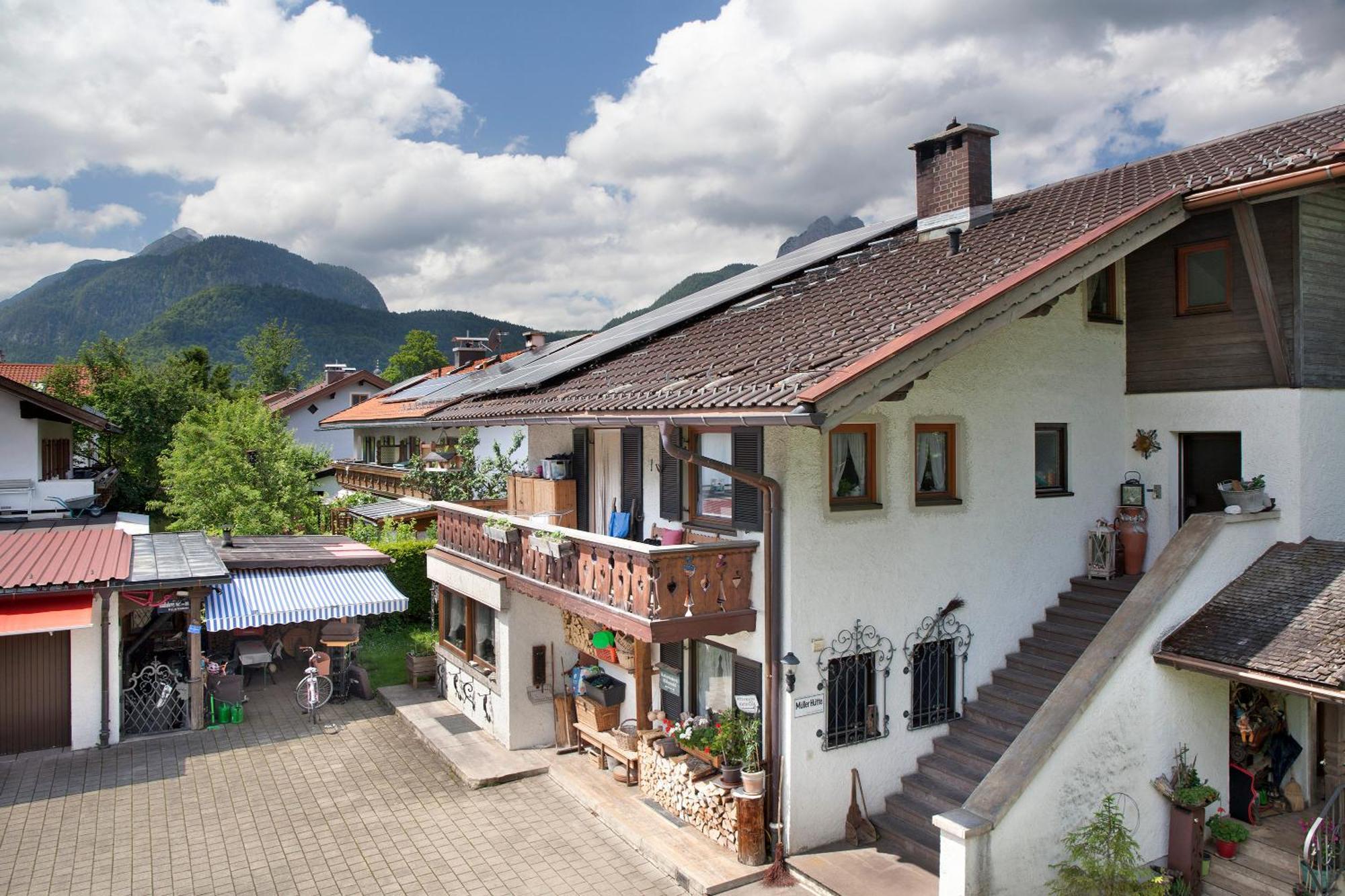 Ferienwohnung Brunnsteinnest Mittenwald Dış mekan fotoğraf